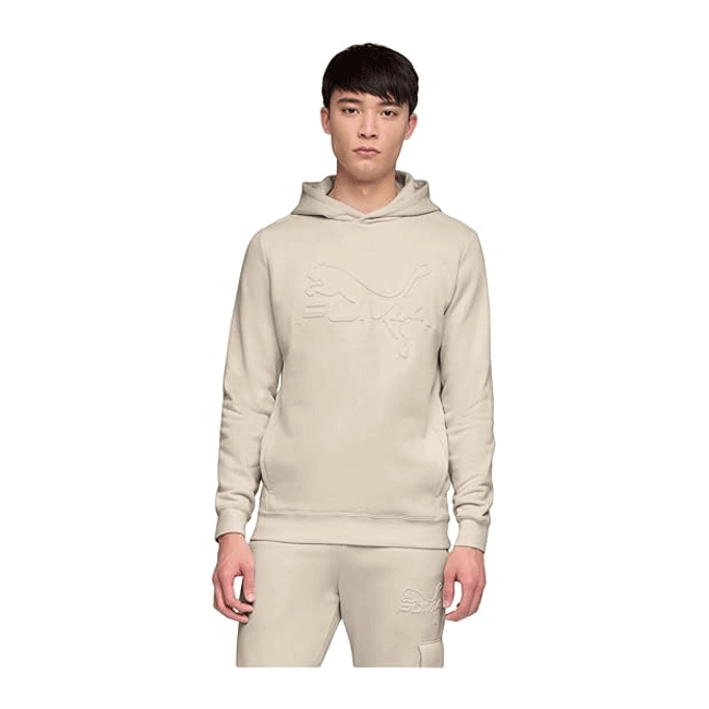 Poleron con Capucha Puma en Relieve