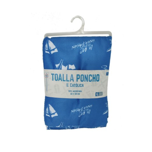 Poncho Toalla Universidad Catolica